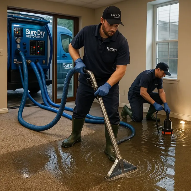 Water Extraction and Removal process in Riesel, TX